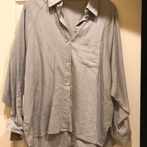 Aritzia Wilfred linen top size s